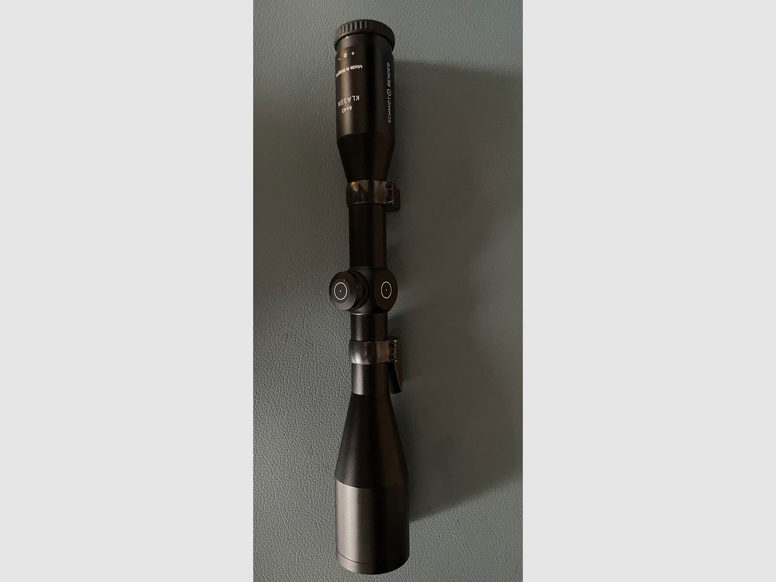 Schmidt & Bender Classic 6x42 Reticle 4 EAW Swing Mount