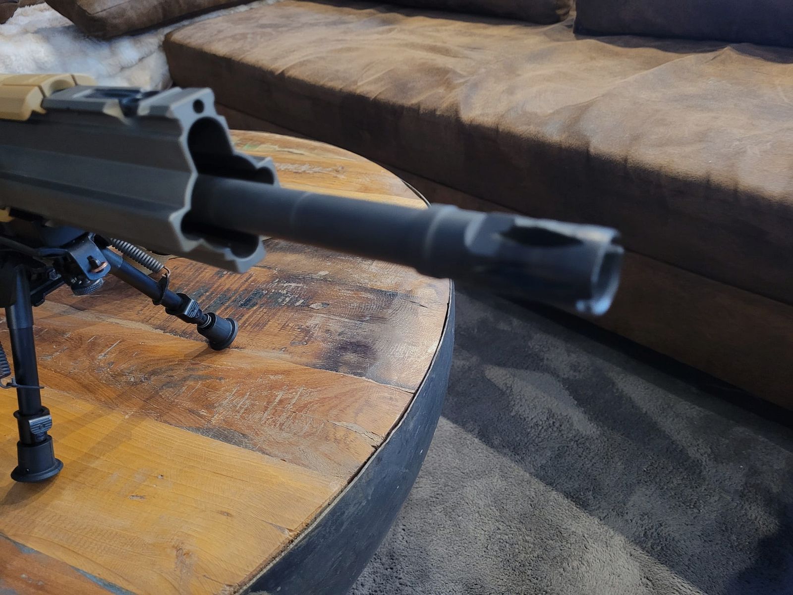 H&K .308  Selbstladebüchse Mod. MR308A3 (RAL8000) 20 mit Anbauteilen G28 10 Schuss Magazin und Schmidt & Bender 3-20x50 PMII Ultra Short & div. Zubehörteile