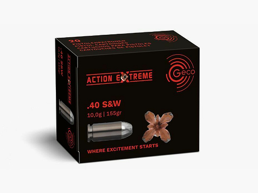 Geco ActionExtreme 10.0g/155grs à20 .40S&W