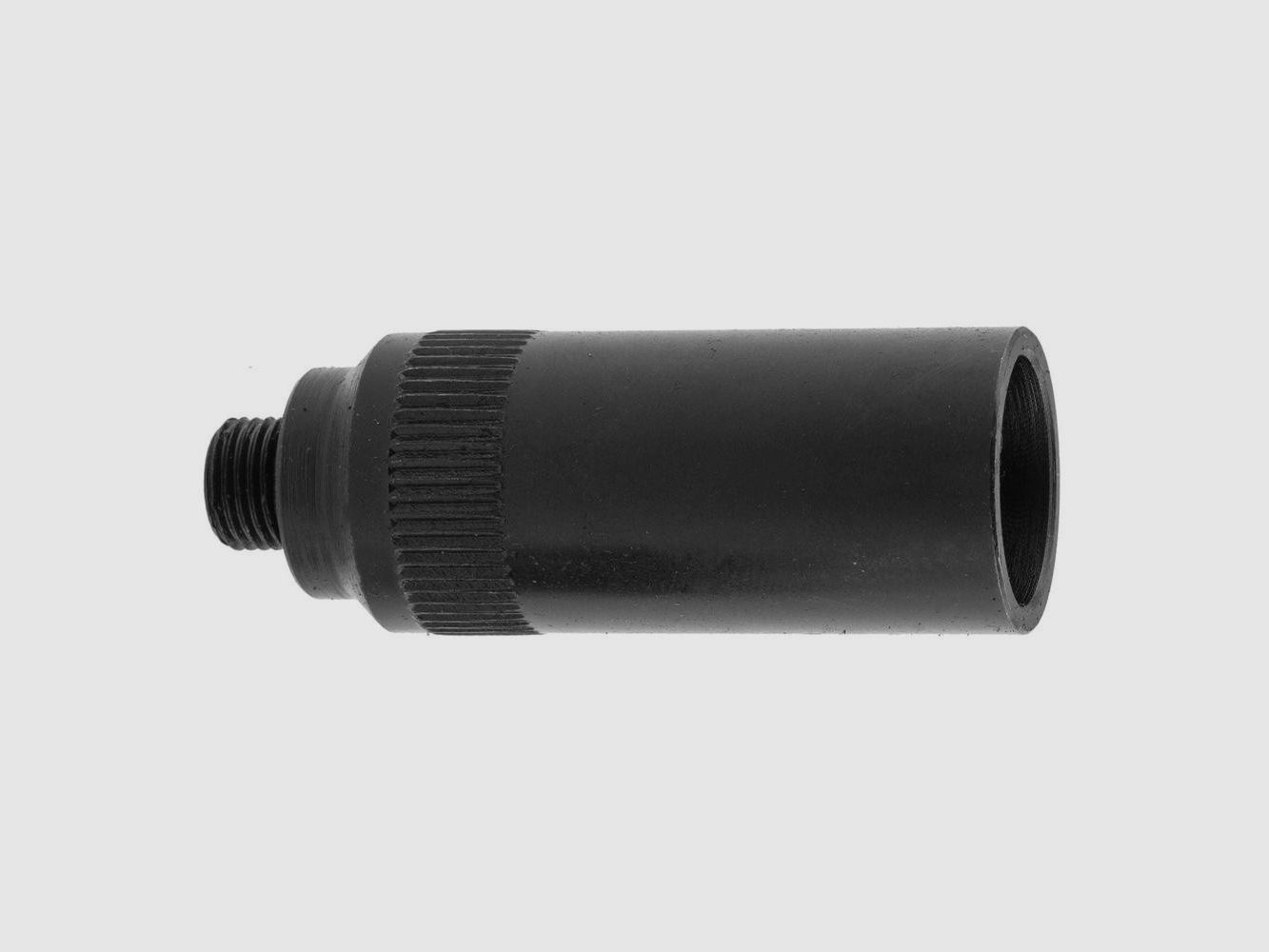 Adapter für Alarmwaffen SAPL - Gewinde 10 mm x 100 - Inklusive 10 Selbstgummigeschosse Kaliber 18 mm - Sicherheit und Vielseitigkeit, Bild 2 von 3