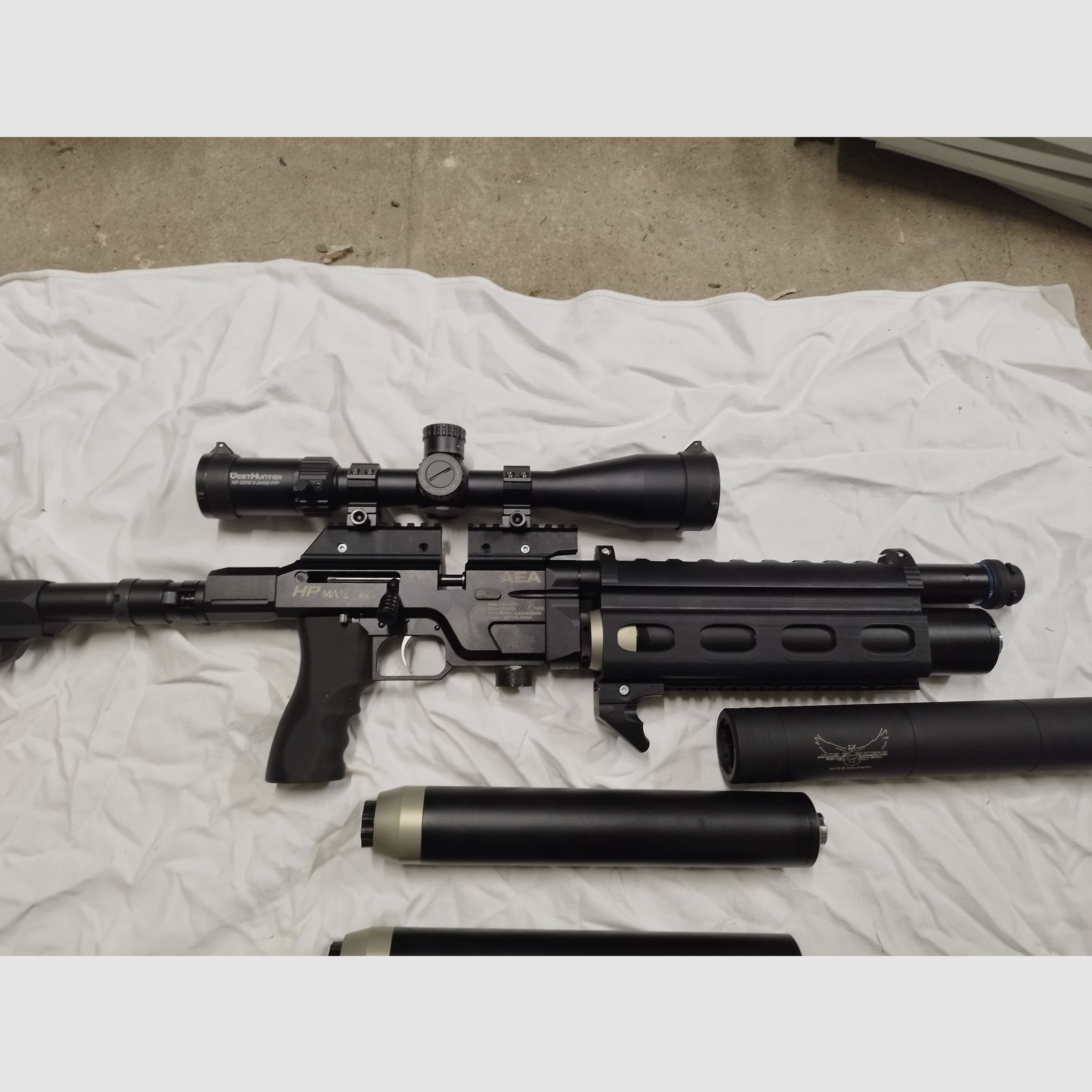 AEA HP Max MK 2 - Mega Set Jads Schalldämpfer mit Kompressor und Zubehör