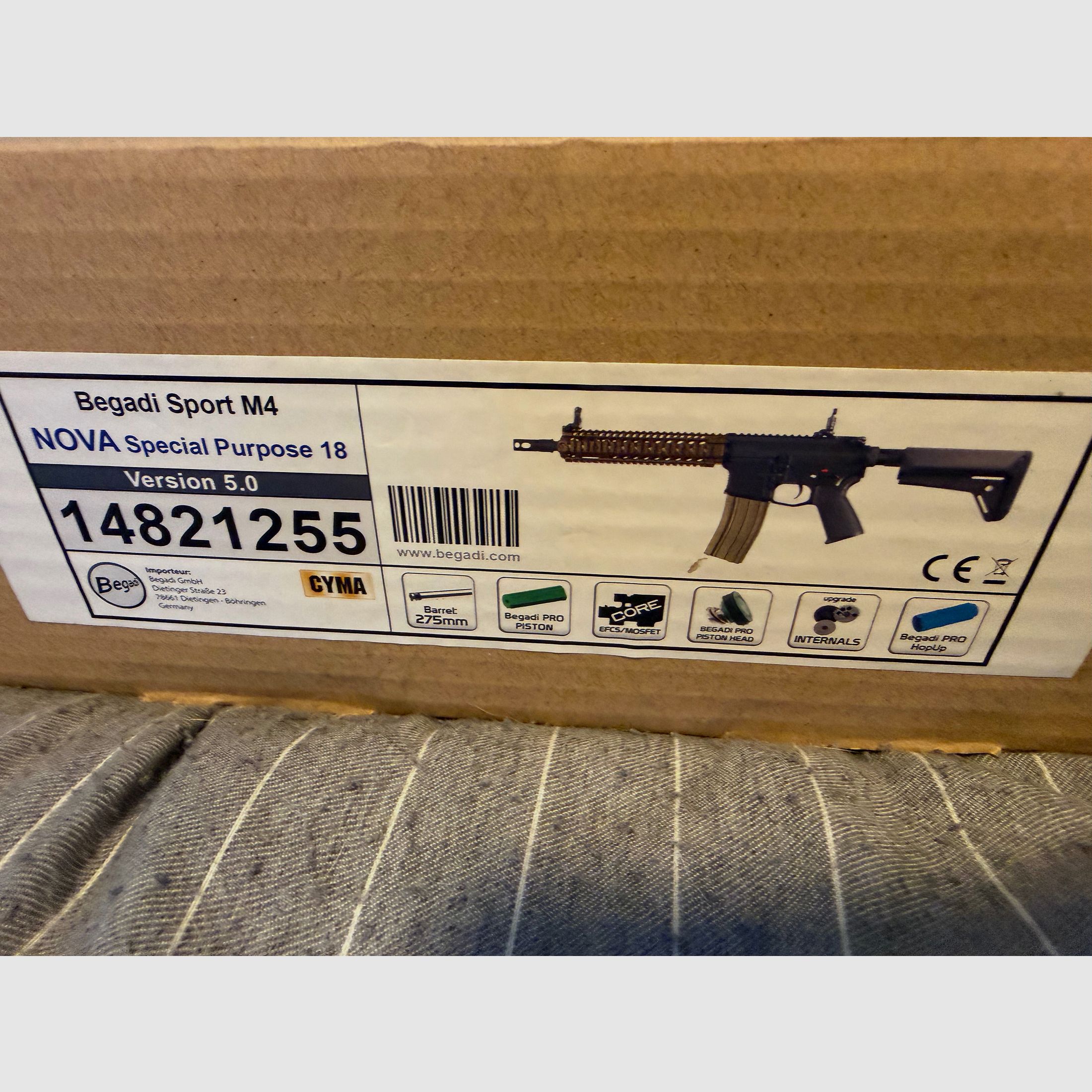 Nova Sport M4 Gen 5 von Begadi wie neu mit ZB