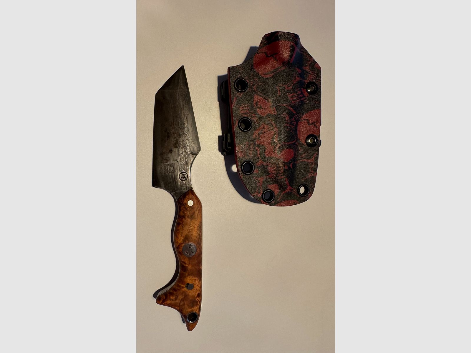 Damastmesser „Joker“ - Einzelstück & Unikat