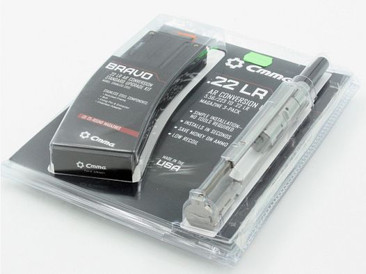 Kit di conversione CMMG per AR-15, da .223 Rem. a .22 LR, 3 caricatori