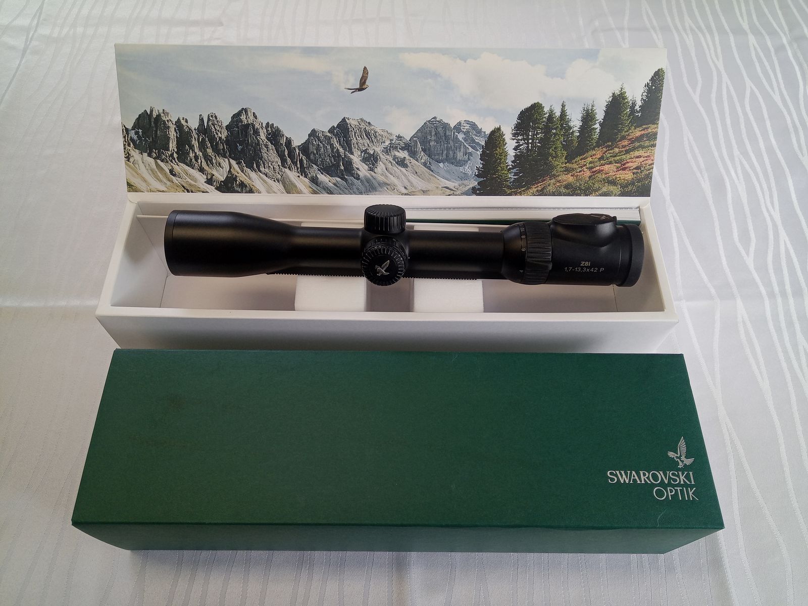 Swarovski Z8i 1,7 - 13,3 x 42 P Absehen 4ai IF ( Flexchange ) mit SR Schiene