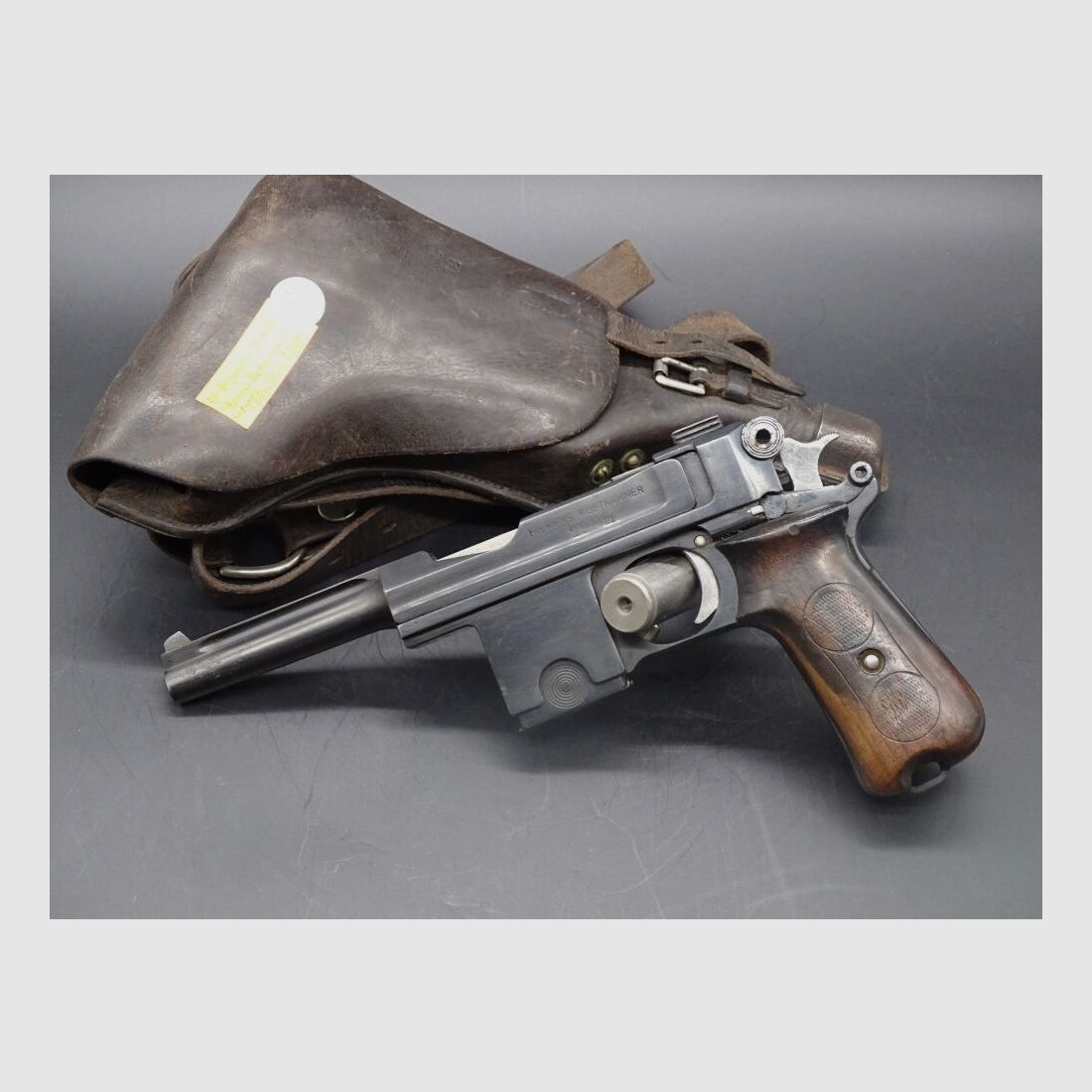 Bergmann Haerens Rüstkammer Pieper 1910 / 21 Kaliber 9mm Bergmann Bergmann inkl. Original Holster