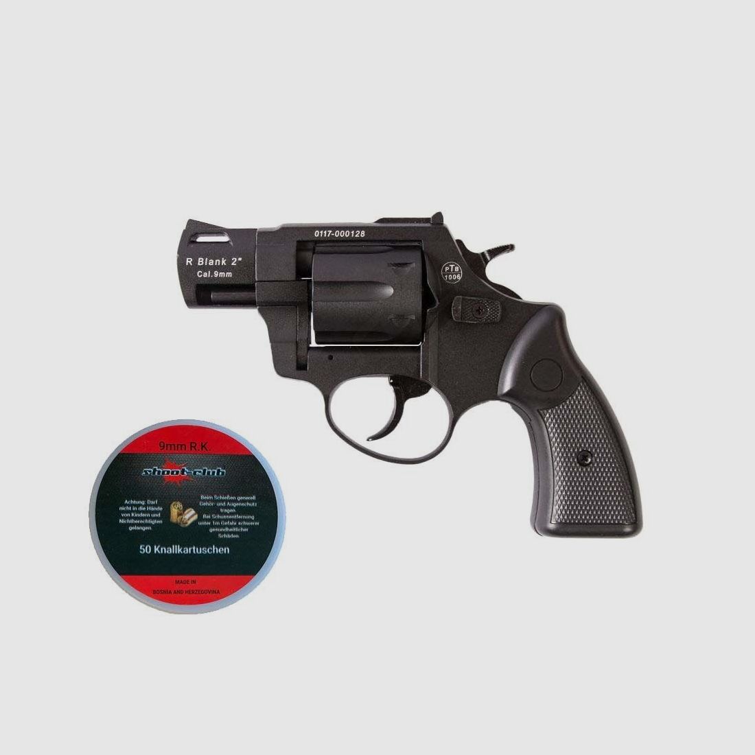 Zoraki Zoraki R2 2 Zoll schwarz Set 9mm R.K.