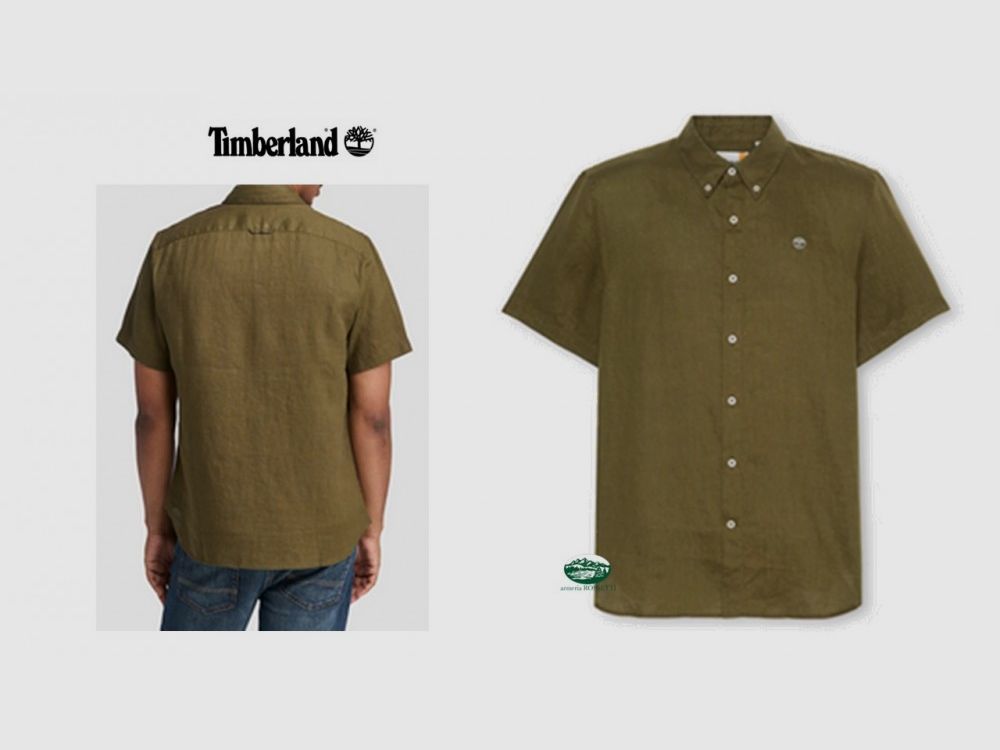 TIMBERLAND Korte Mouwen Shirt Mill Brook groen
