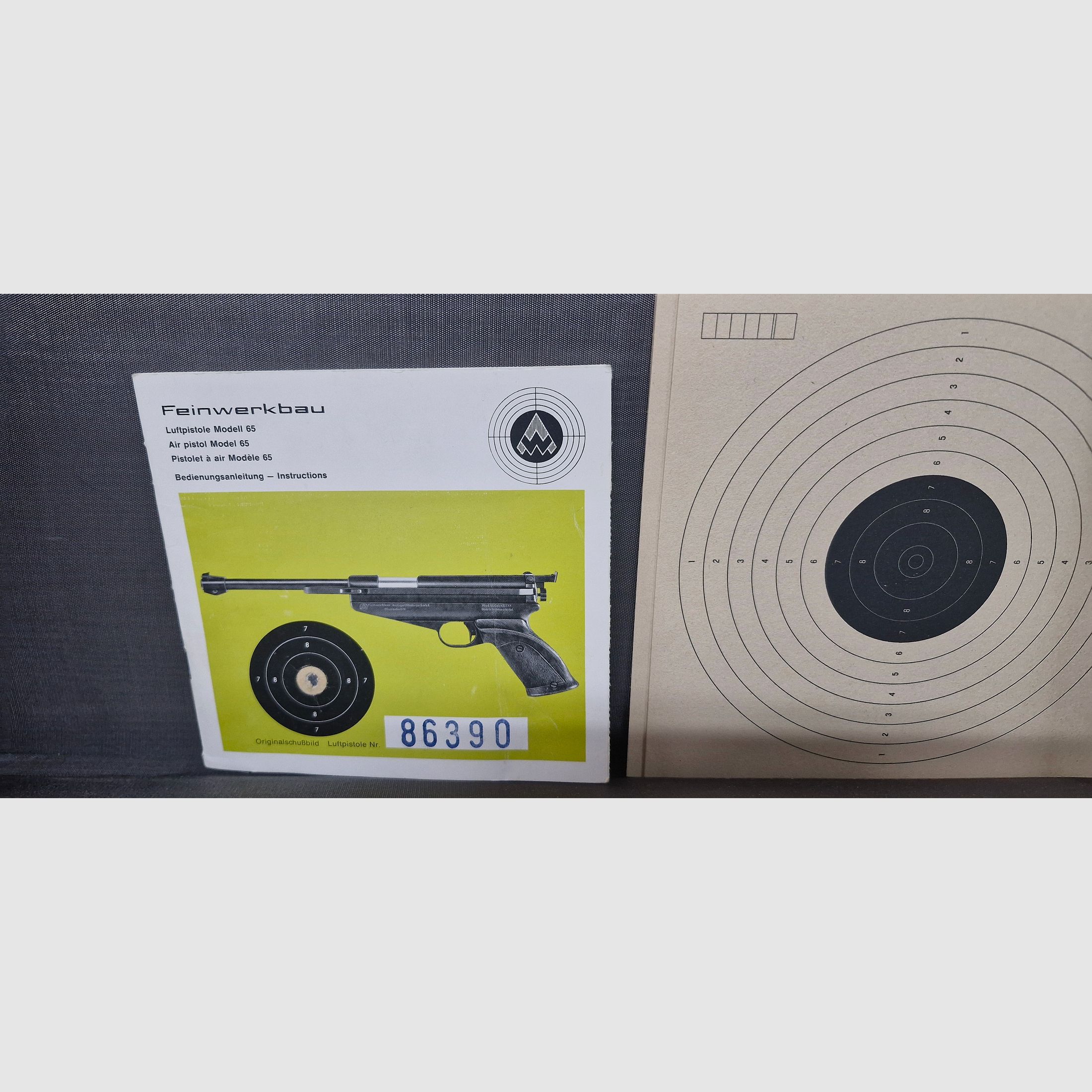 Feinwerkbau luchtpistool model 65