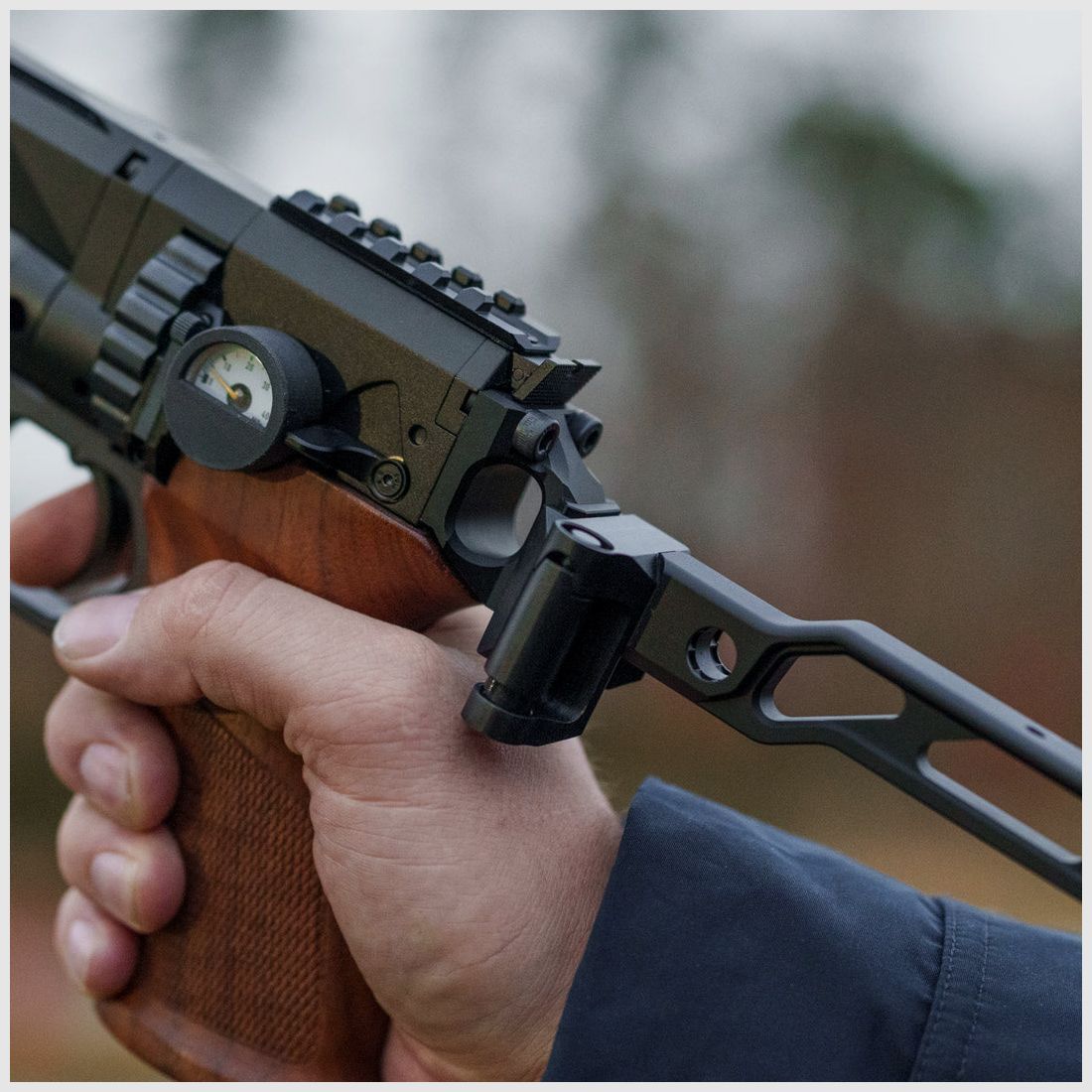 Buttstock Adapter | Optional für Karabiner Version | CNC ALU | schwarz eloxiert | Huben GK1