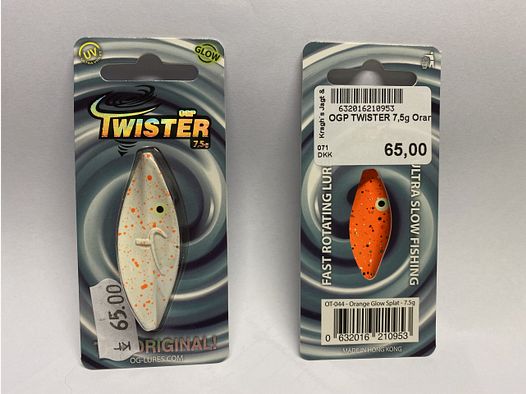 OGP TWISTER 7,5g Orange Glow Splat