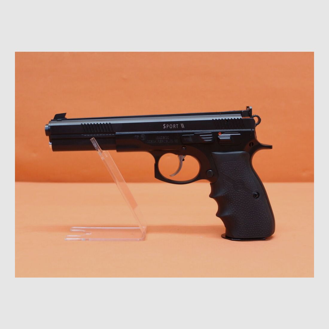 CZUB/ Waffen Oschatz Ha.Pistole 9mmLuger Waffen Oschatz CZ 75 Sport II DA/SA Abzug 6" Lauf/ Sportvisierung (9mmPara/9x19), Bild 1 von 5