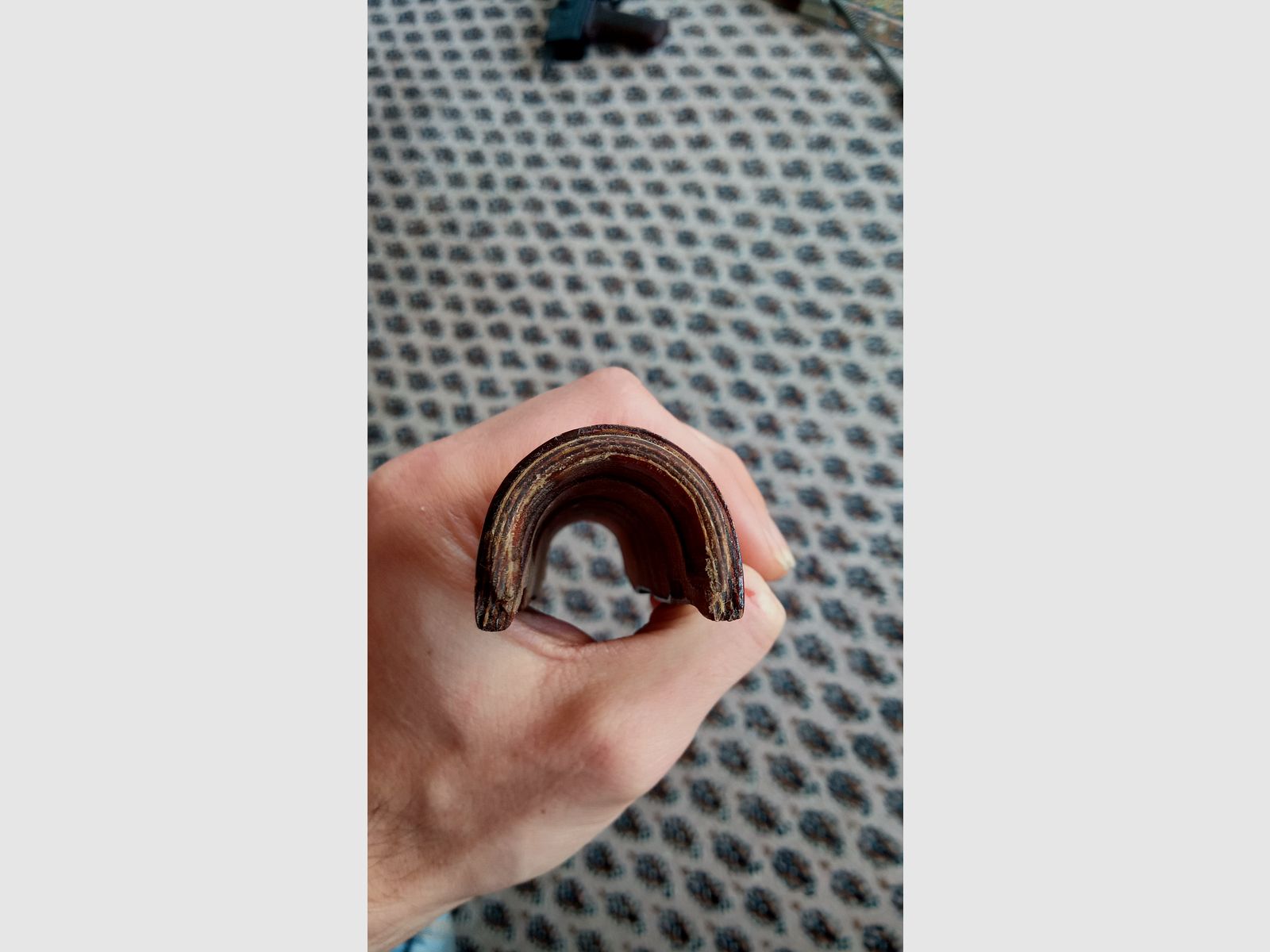 #1 Rumänischer AKMS unterer Handschutz s.g. Esel-Pimmel (Uluc) für Unterlaufklappschaft Schichtholz Romy Dong PM md.65 & oberer Laminat Handschutz russisch.