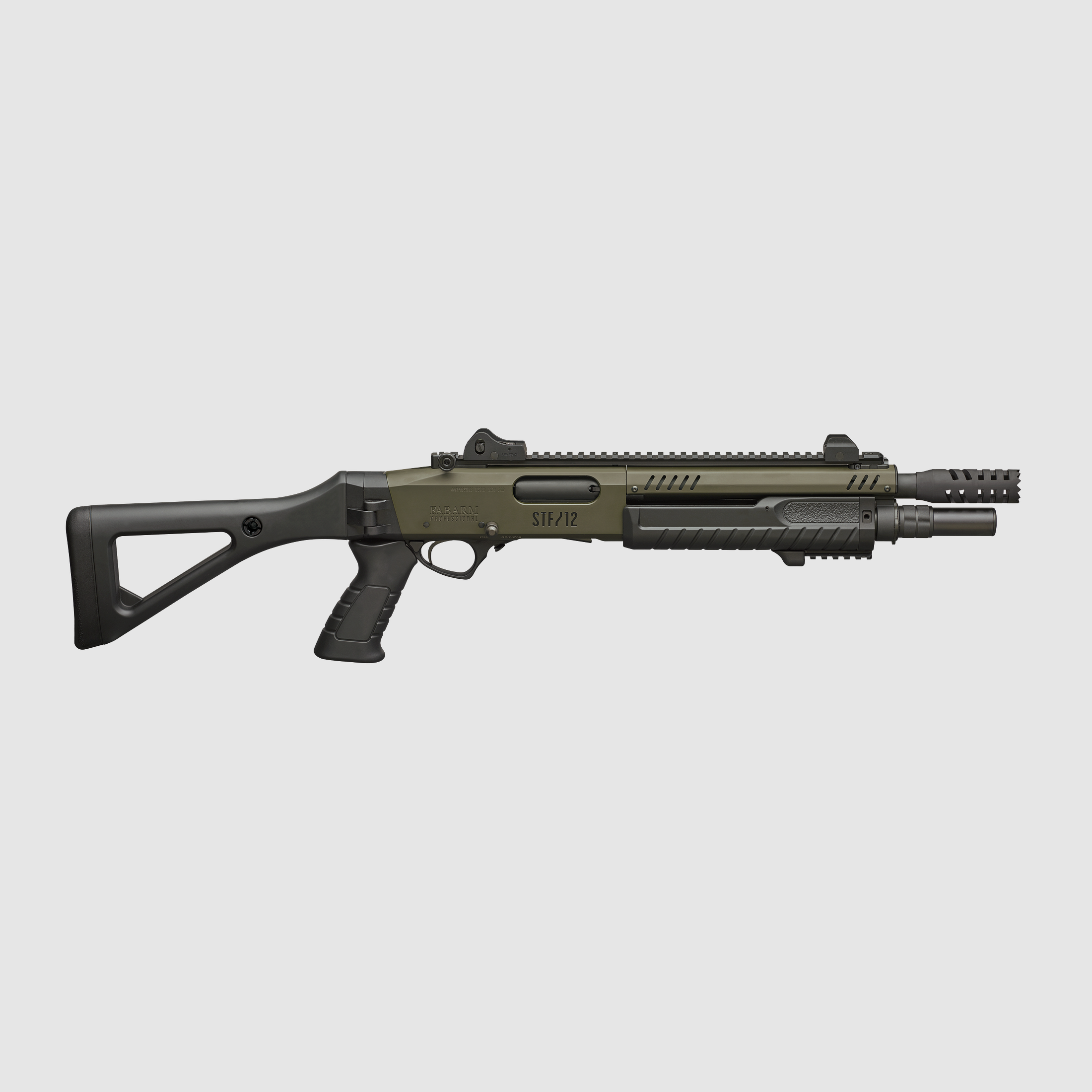FABARM – FUSIL À POMPE STF 12 COMPACT MIL-SPEC VERT CAL 12