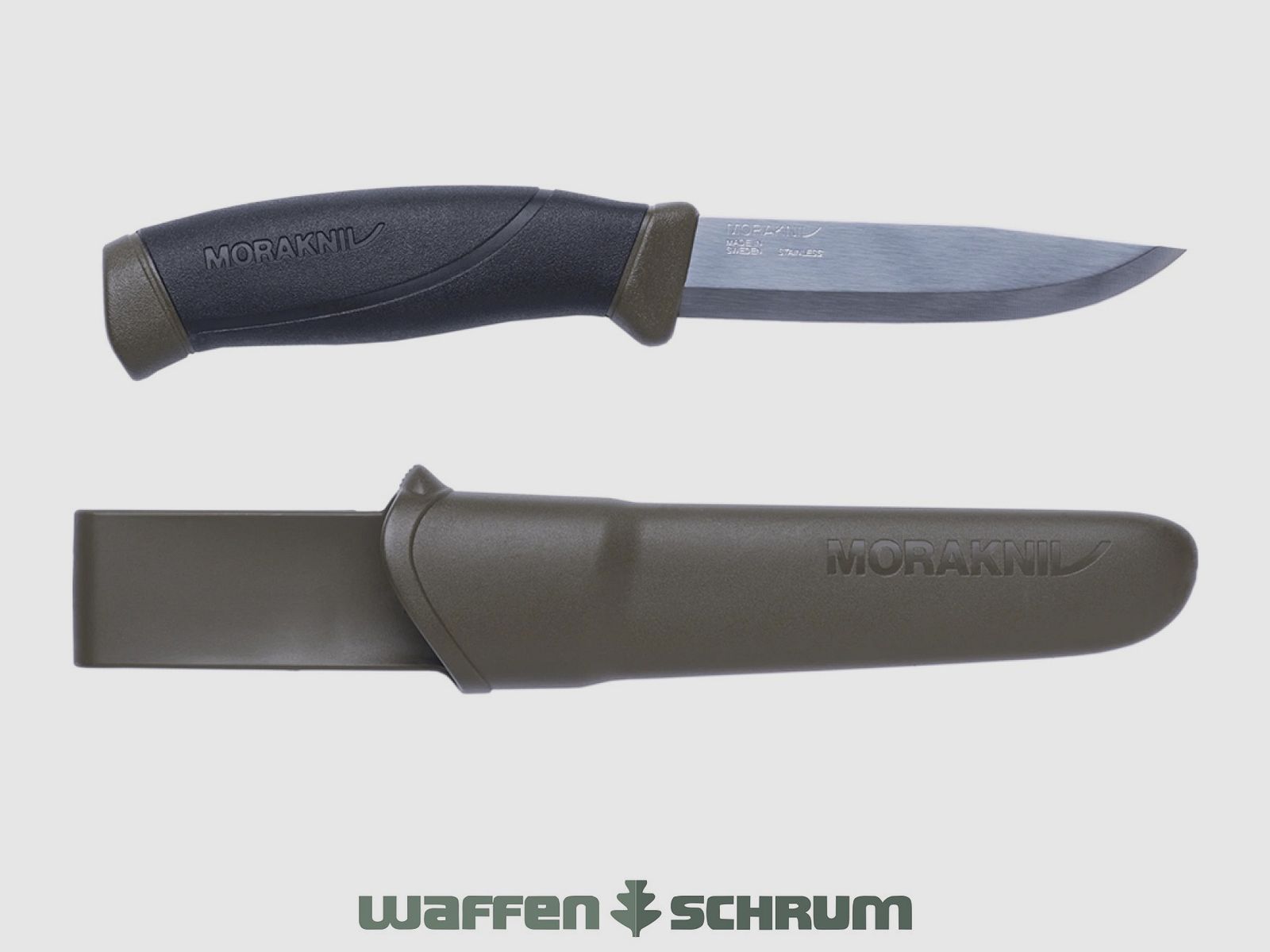 MORA Outdoormesser Companion Military Grün