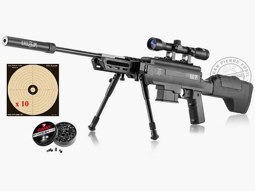 Rifle de cerrojo BLACK OPS Sniper Tactical 4,5 mm (19,9 Julios)