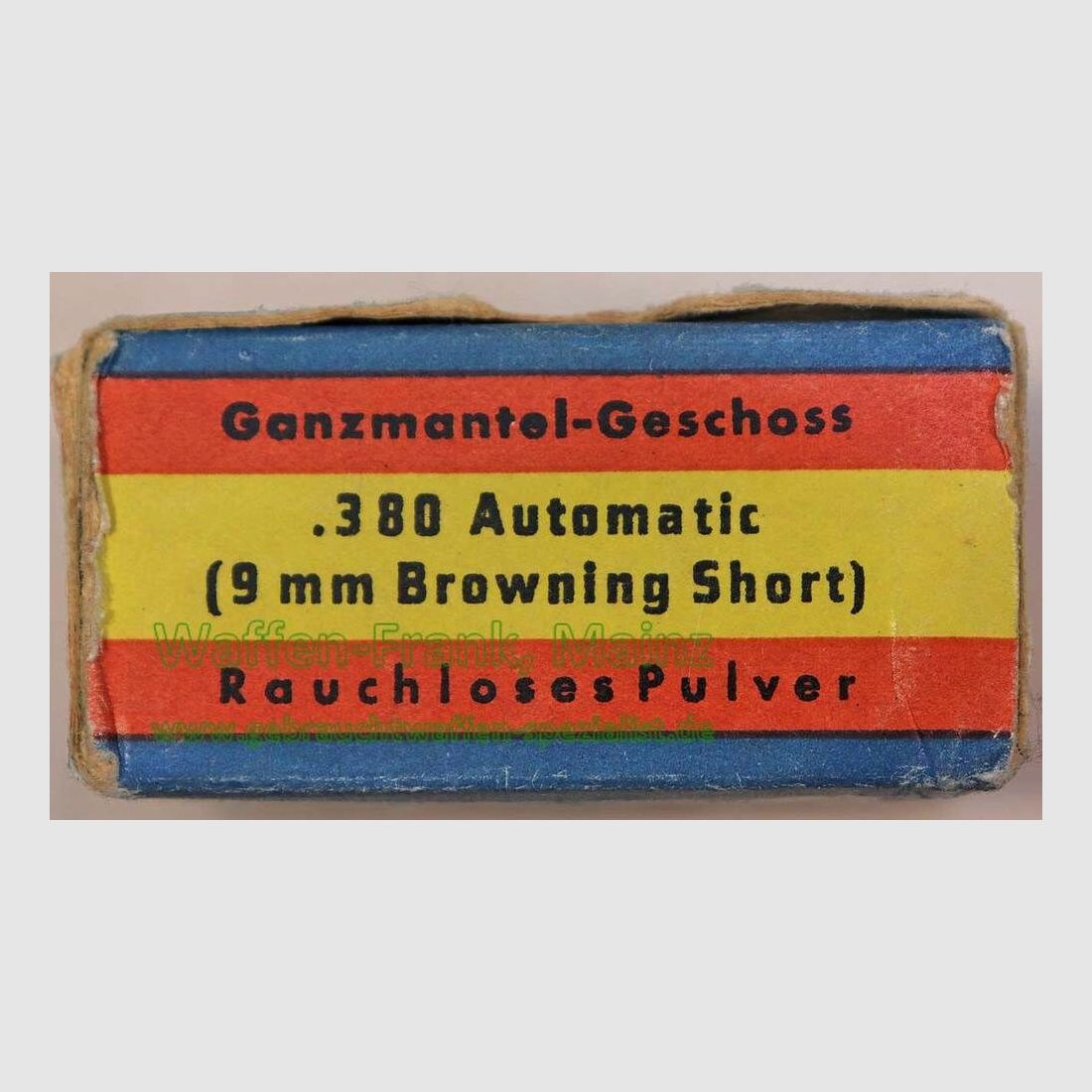 Geco - Fürth Pistolenpatronen 9 mm/kurz/9x17/.380 ACP