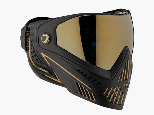 Dye I5 Paintball Thermal Maske ONYX GOLD (gold/schwarz)