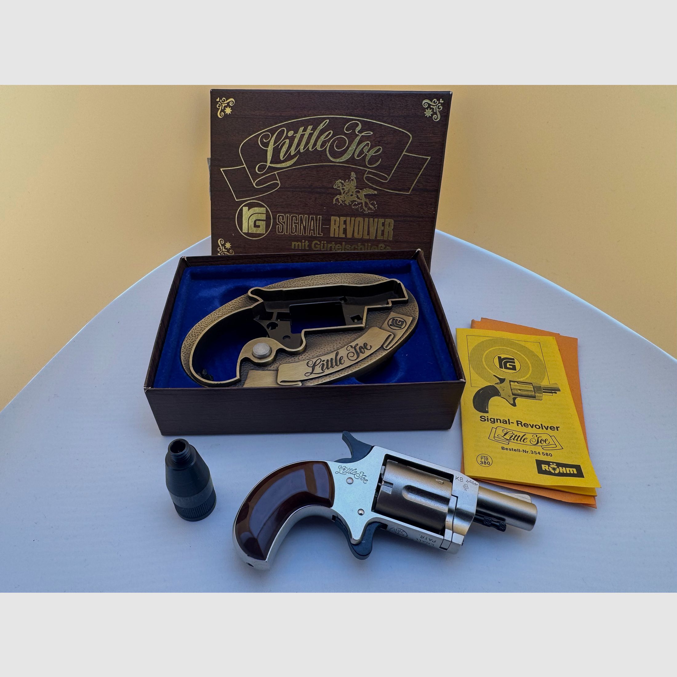 Röhm Little Joe  mit Gürtelschließe - PTB 380 -  Kaliber .22 lang Knall