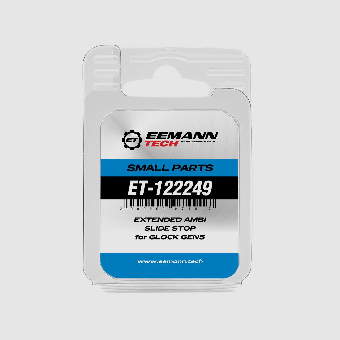 Eemann Tech Ambi extended slide stop for GLOCK GEN5, image 2 of 3