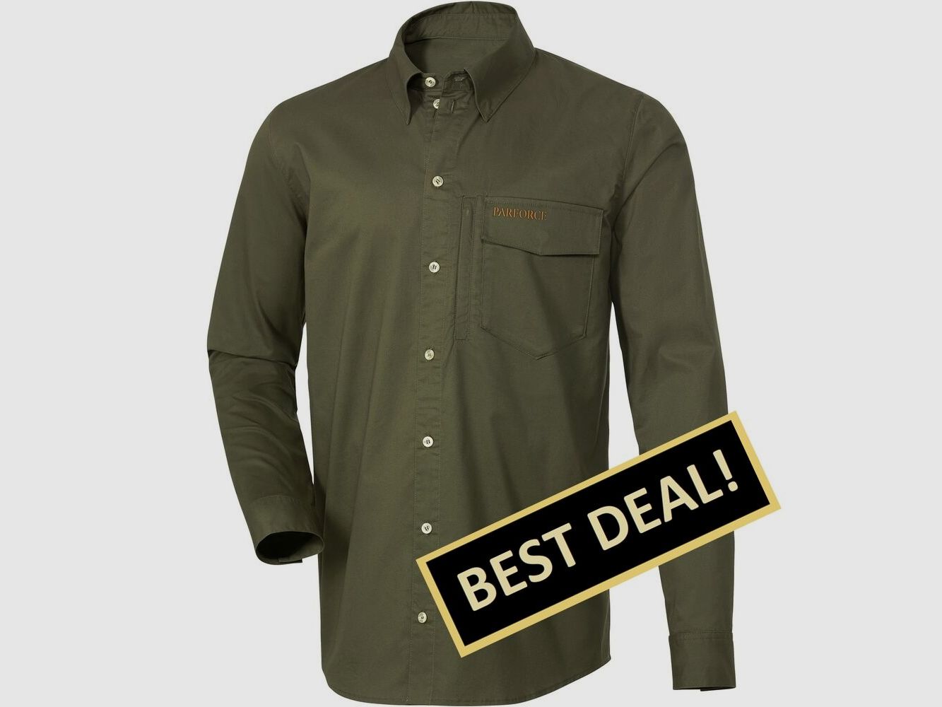 Parforce Active anti-tick hunting shirt, olive, XL, image 1 of 4