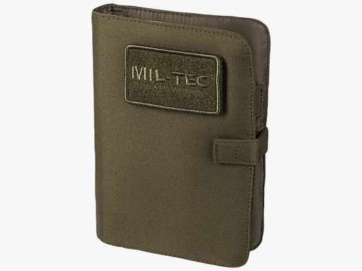 Mil-Tec Tactical Notebook small oliv