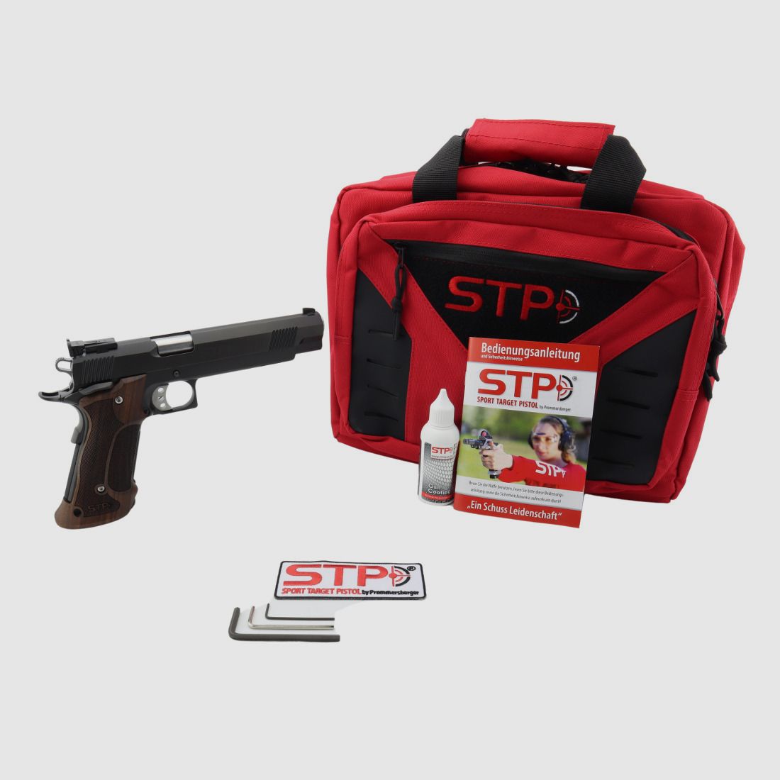 STP TM 9 BOMAR 6.0 Target Master Longslide Matchpistole Made in Germany mit Nill-Griff