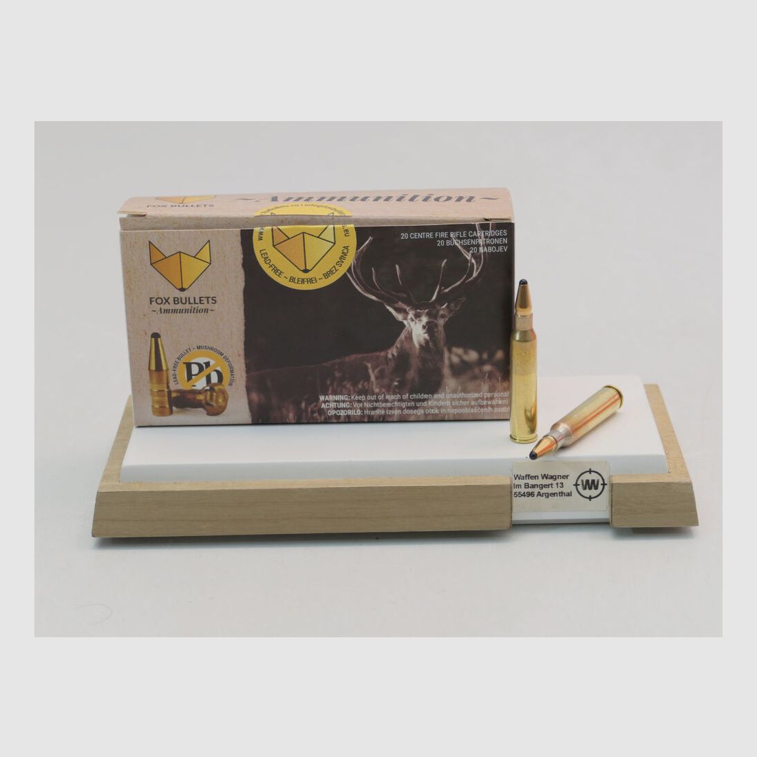 Fox Bullets Classic Hunter 3.6g/55grs à20 .223 Rem.