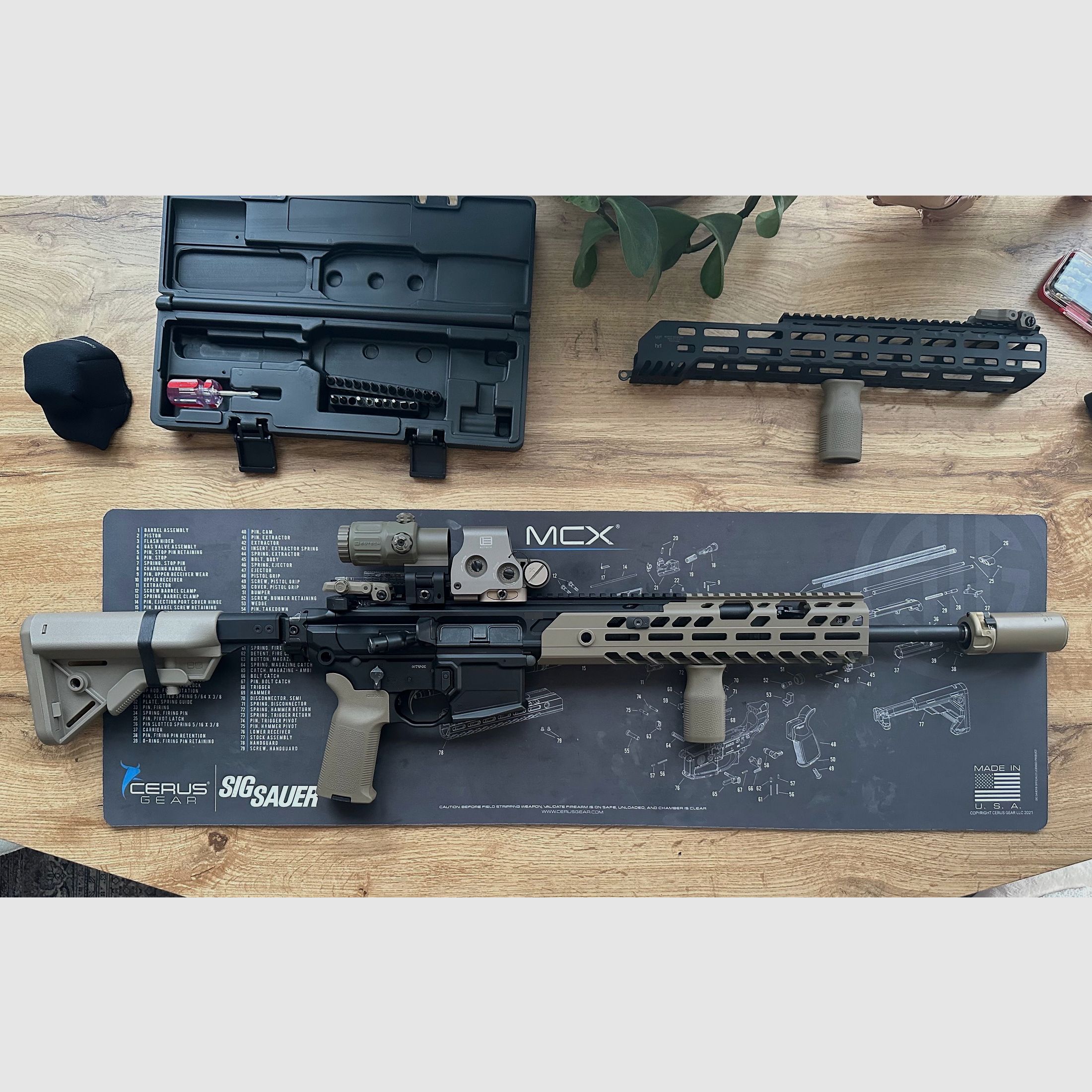 Sig Sauer MCX Virtus with accessories