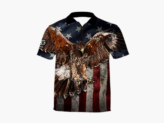 DED USA Eagle T-shirt, rozmiar: 9XL, Nazwa własna: Brak nazwy, Typ odzieży: Regular (Mężczyźni)