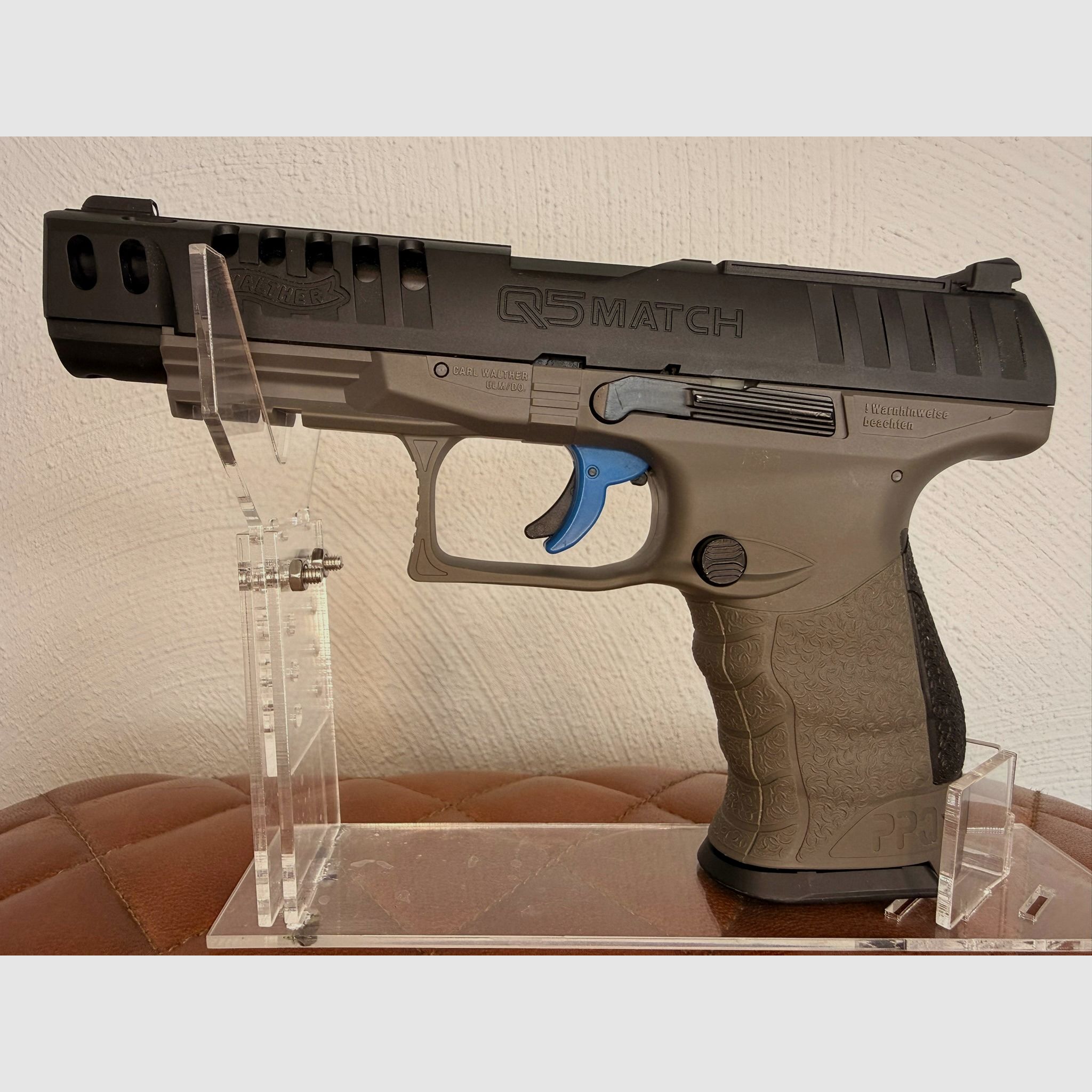 Walther CO2-pistola Walther Q5 Match 5" Combo Set