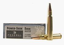 Federal Power-Shok 8mm Mauser 170GR JSP 20 Patronen