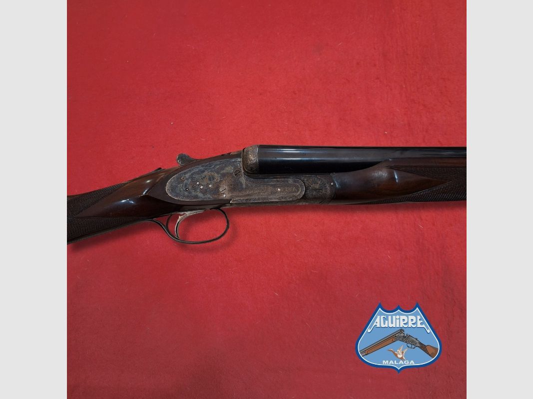 Fusil superposé Victor Sarasqueta Mod. 212E cal. 12 avec crosse décalée, image 1 sur 15