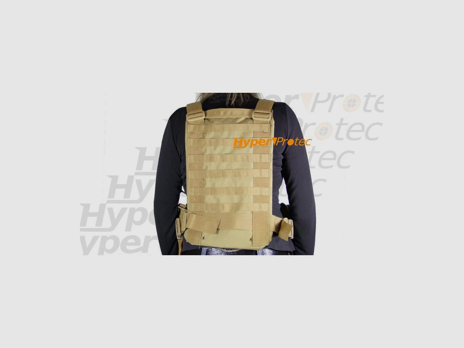 Tactical Vest Tan Coyote Swiss Arms Molle System, image 3 of 3