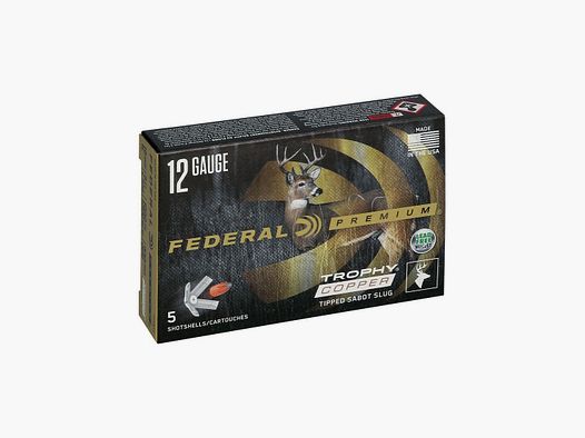 Cartucho De Bala Federal Trophy Copper Sabot cal.12
