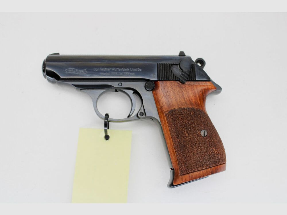 Pistolet Walther PPK kal. 7,65mm Browning z 2. magazynkiem pudełko Anschußb 7,65mm Browning, zdjęcie 2 z 3
