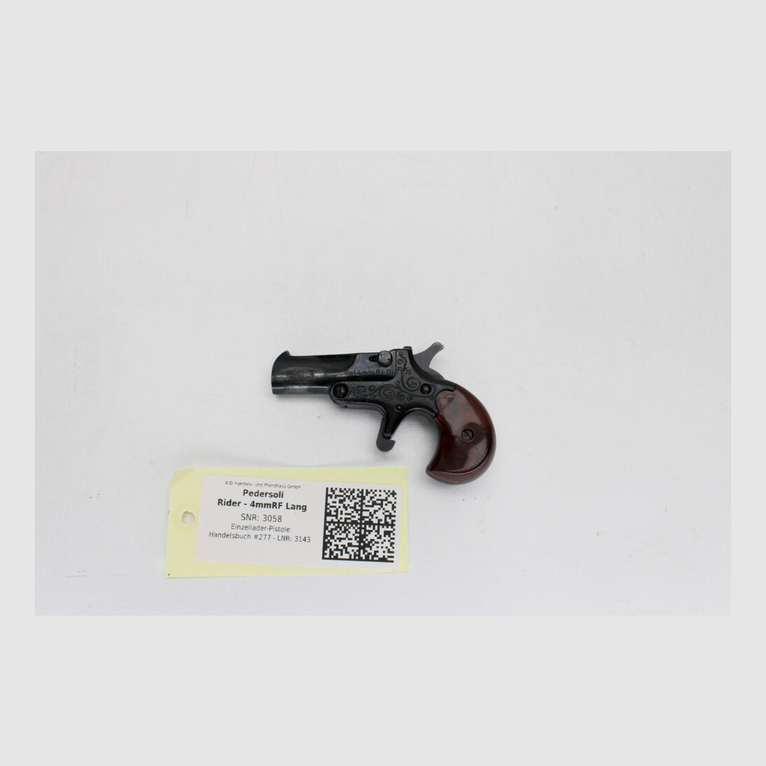Pistola Derringer Pedersoli Rider Cal. 4mm RF lungo 4mmRF Lungo