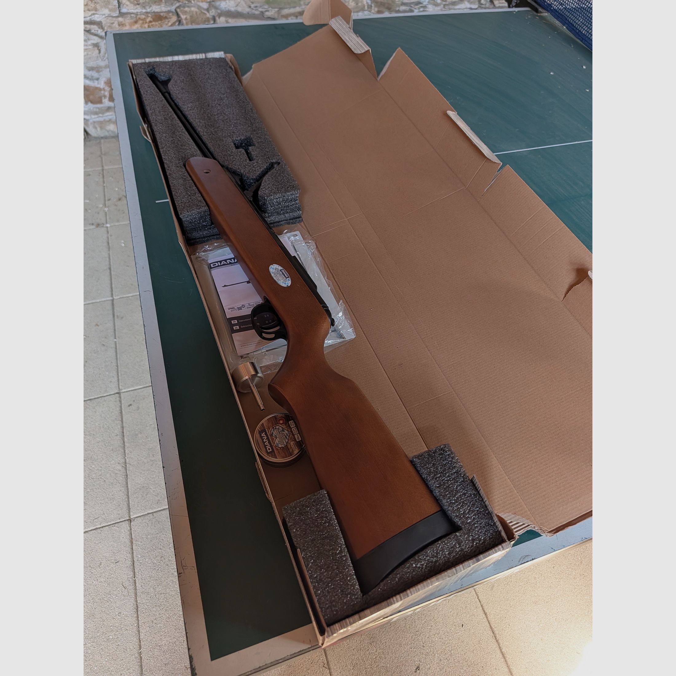 DIANA Oktoberfestgewehr (Kal. 4,4 mm) – Komplettset mit OVP & Zubehör