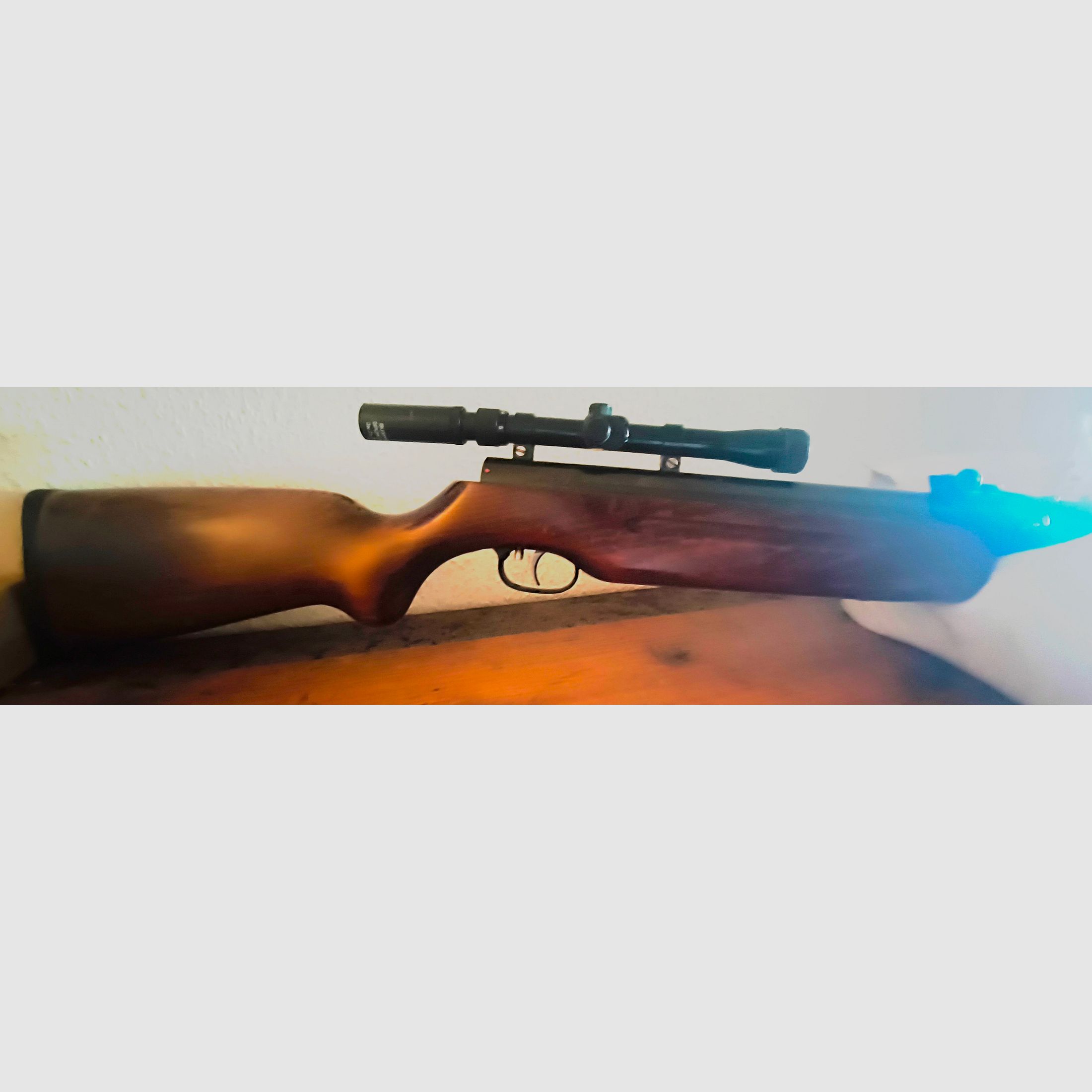 Weihrauch HW 35 im  Kaliber 4,5mm, mit ZF BUSHNELL 3×7×20mm &  Weihrauch Schalldämpfer 15mm +2mal Dosen Spitzkopf Diablos  4,5mm