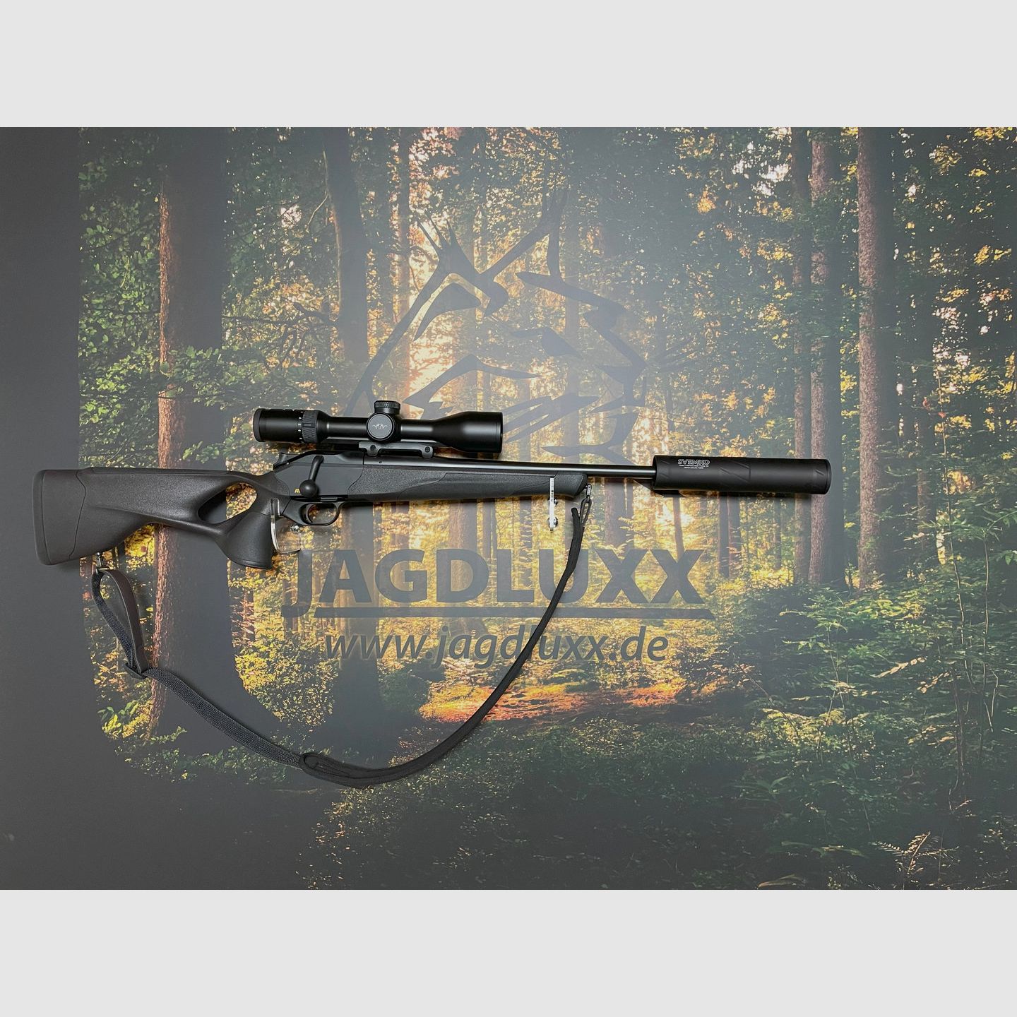 Blaser R8 Ultimate im Komplettset mit Blaser B2 2-12x50, Schalldmpfer und Gewehrriemen