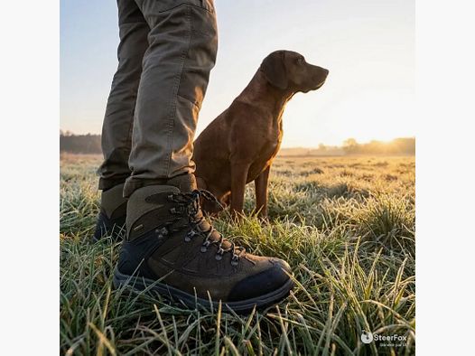 Scarpe Ossau Stagunt in pelle marrone, impermeabili con Vibram