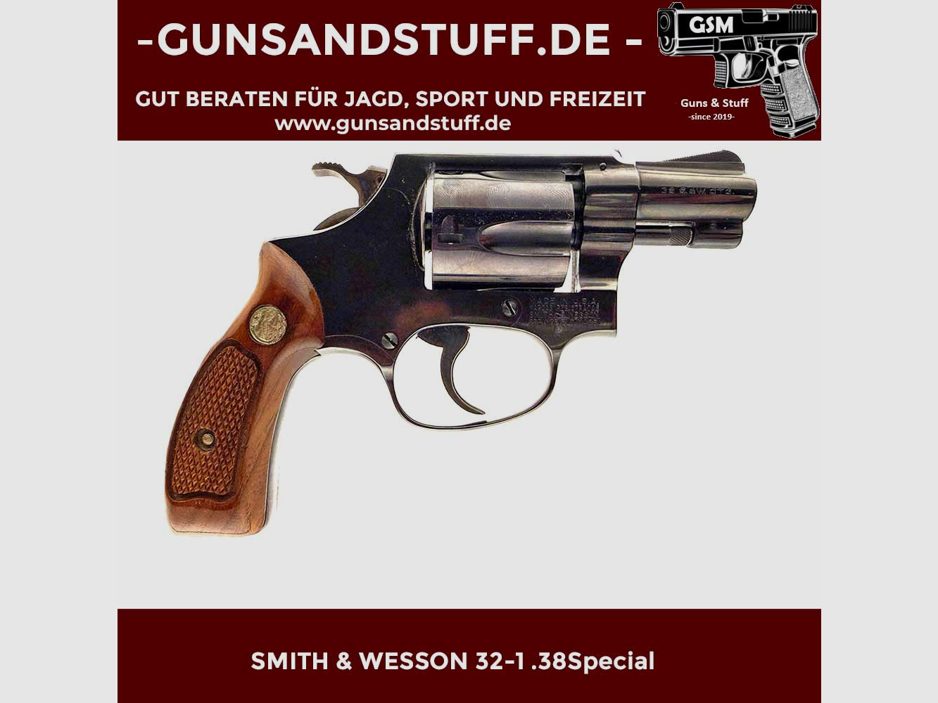 SMITH & WESSON 32-1 .38Special