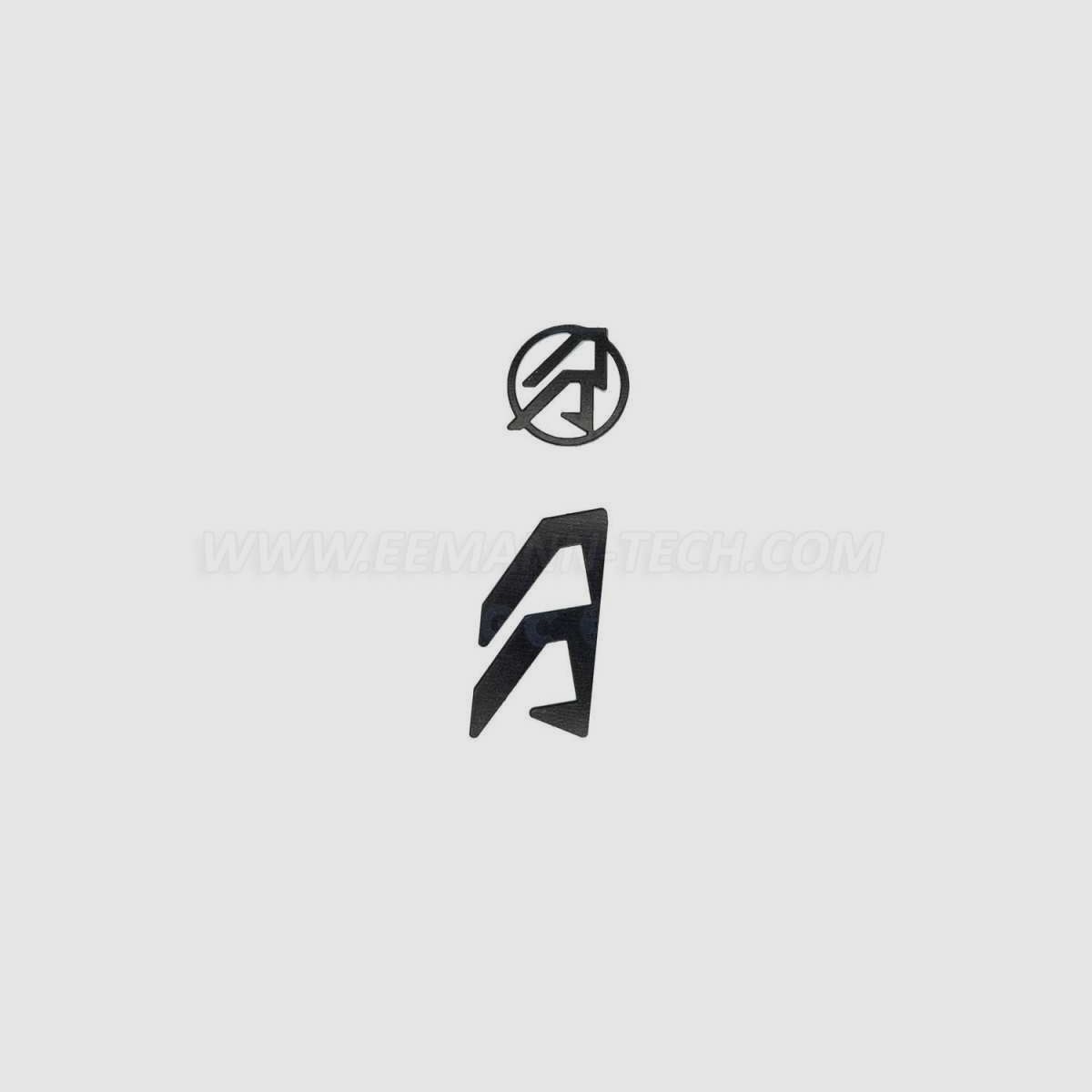 DAA Alpha-X Holster Logo Einlagen, Handversion: Linkshänder, Farbe: Silber, Bild 3 von 3