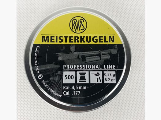 Billes Diabolos Meisterkugeln RWS Professional Line 0,53g
