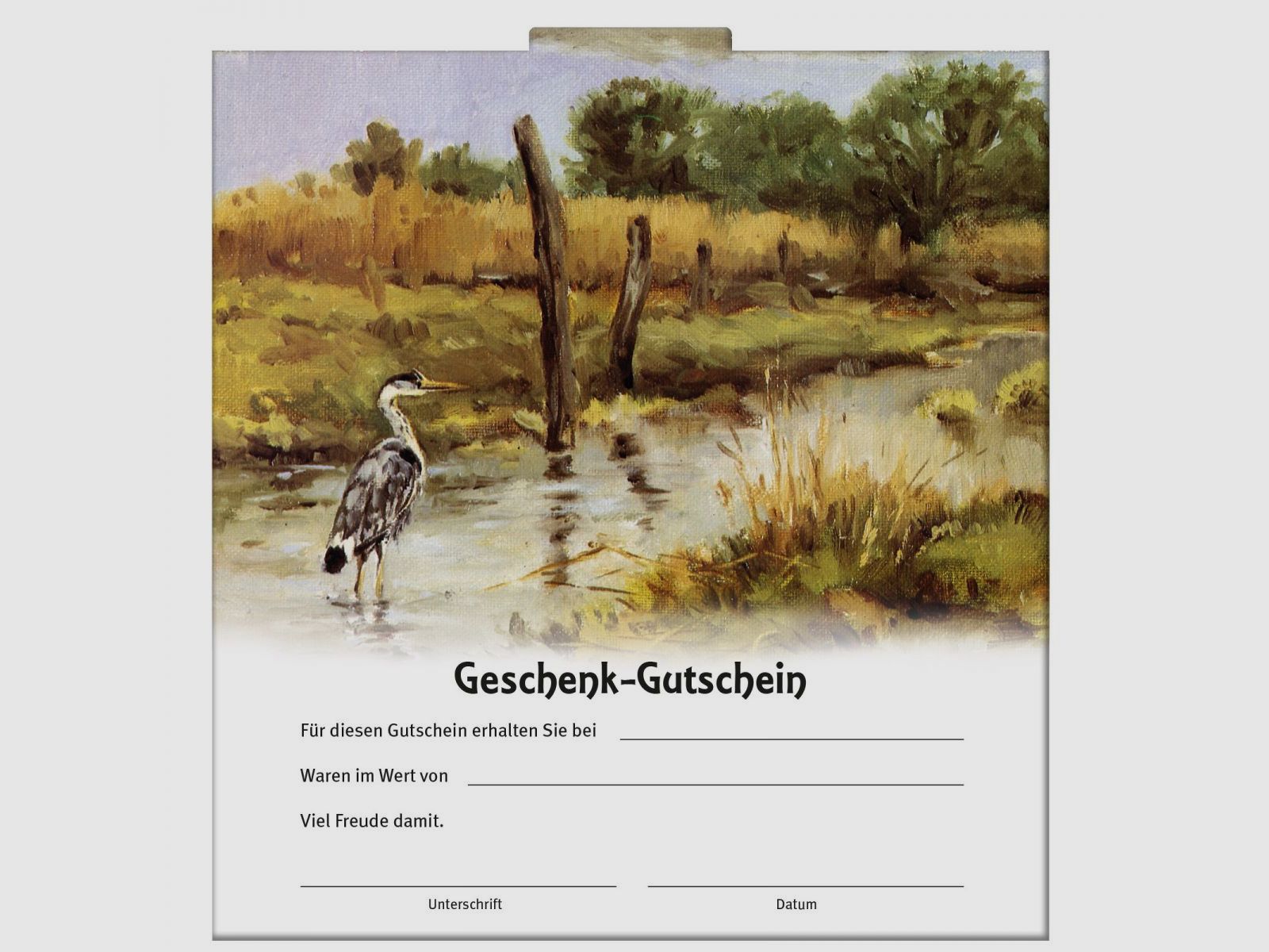 Geschenkgutscheine à 8 Stück