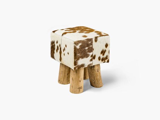 Stierfell Hocker