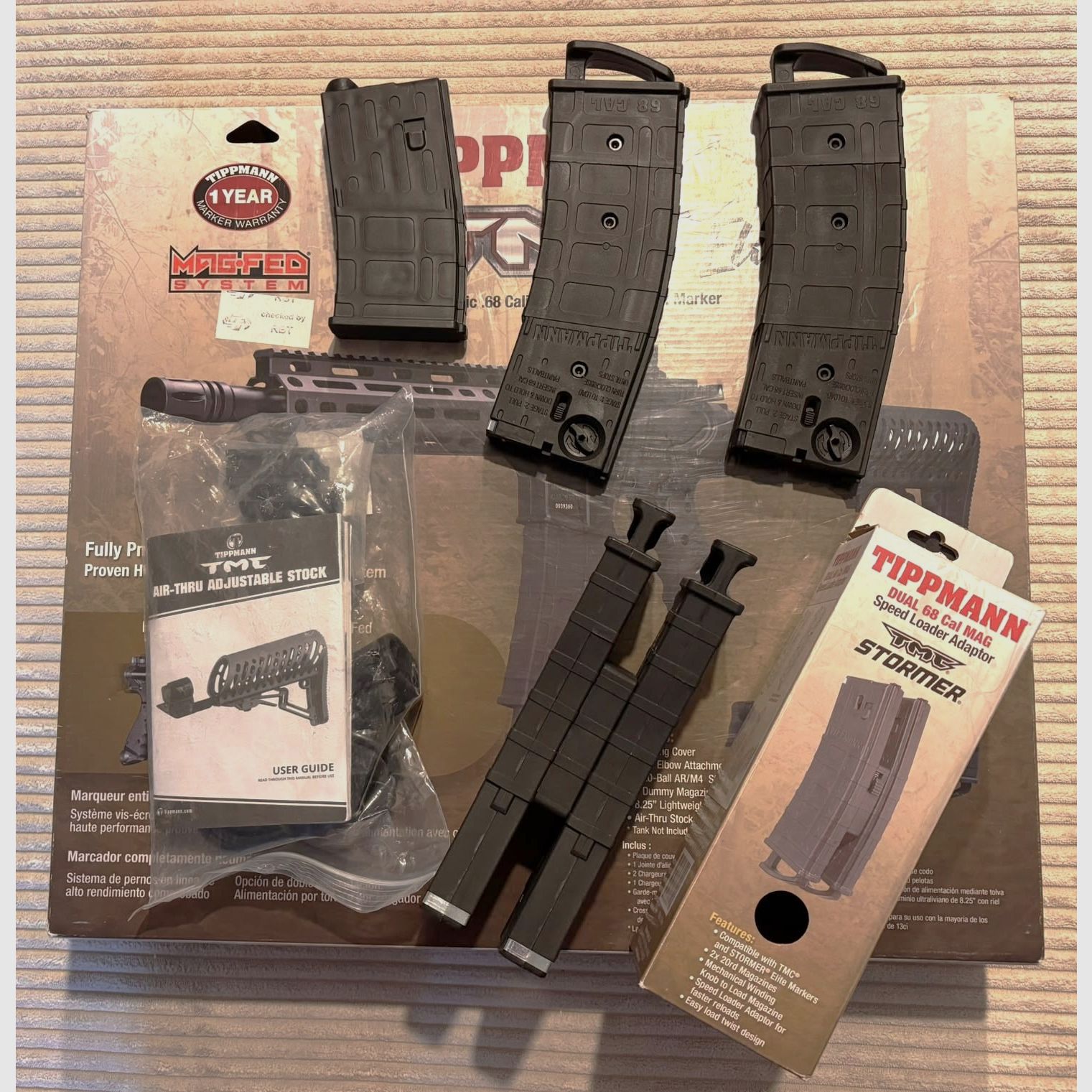 Tippmann TMC Elite in .68 Top accessories
