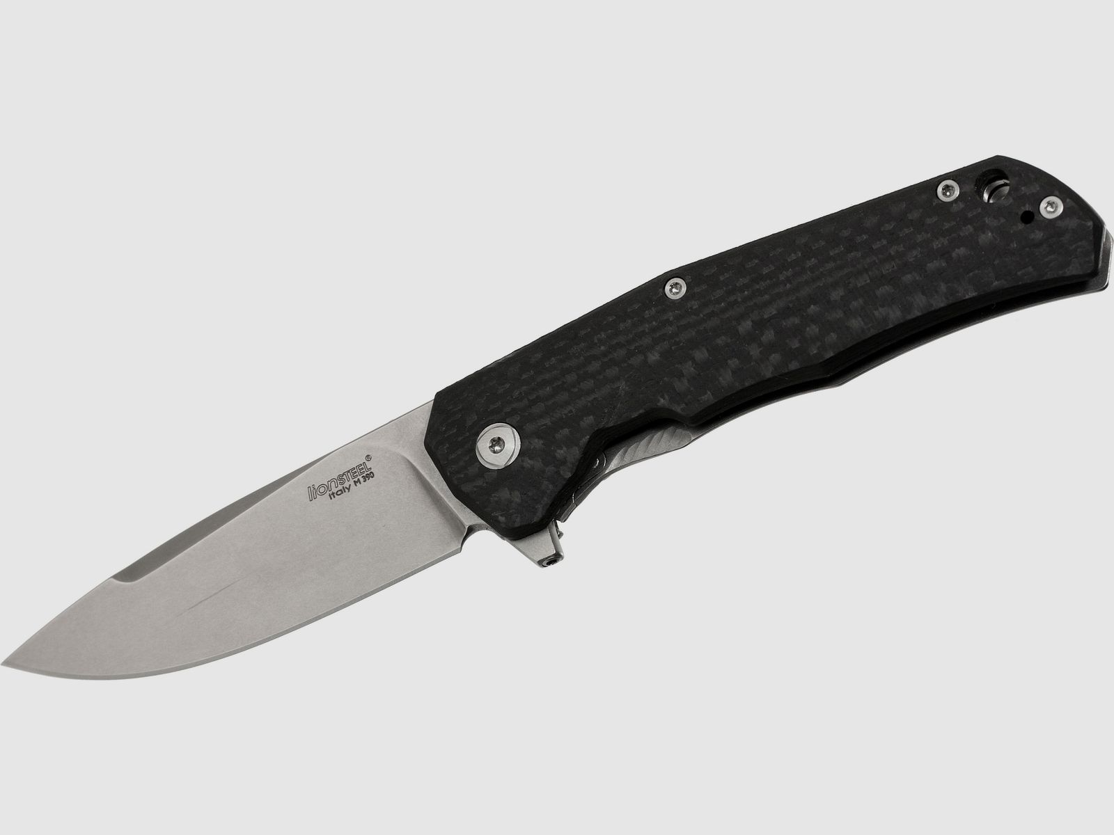 Three Rapid Exchange, M390-Klinge, Griff aus Kohlefaser/mattem Titan | 97230