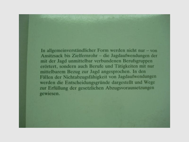 Buch Waidmannsheil im - Steuerrecht, Klaus Böhme