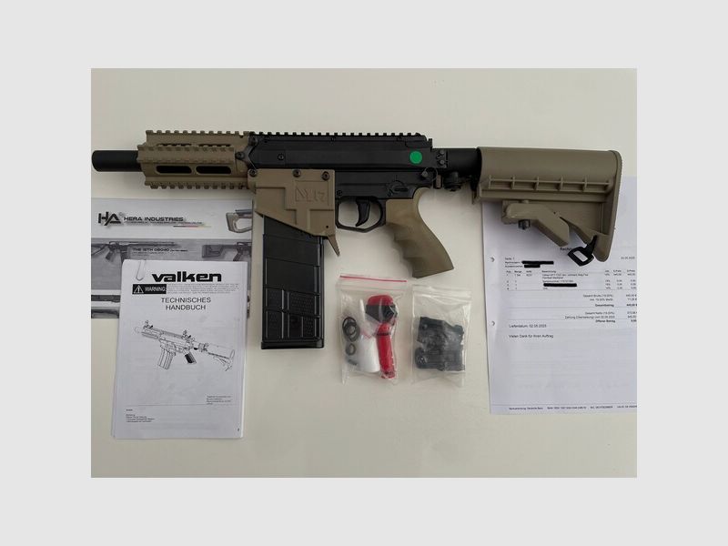 Valken M17 CQC tan, Cal. 68, quasi neu, Rechnung, OVP, Schnäppchen